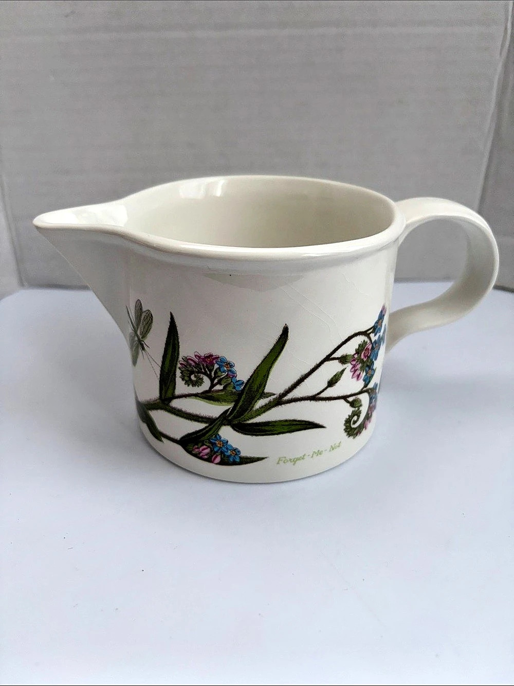Portmeirion The Botanic Garden Floral Ceramic Pitcher in White